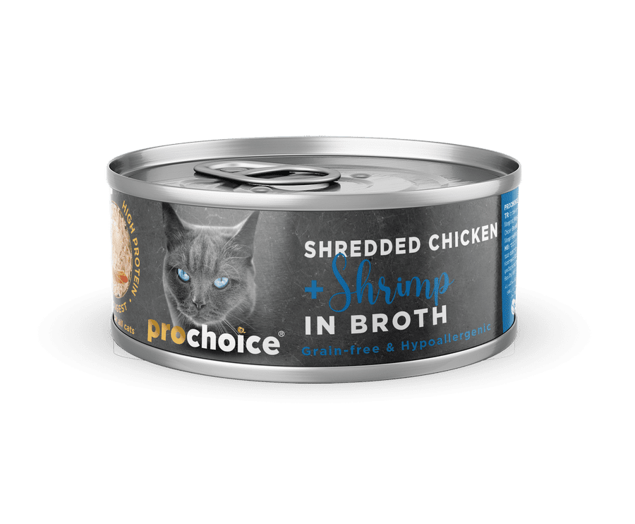 ochoice Shredded wetfood 70g CHICKEN + SHRIMP